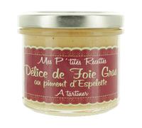 Mes P'tites Recettes - Délice de foie gras au piment d'Espelette - France - Mes P'tites Recettes - pot 100g
