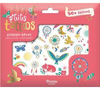Mes p'tits tattoos - Attrape-rêves avec 50 tattoos - Sandrine Monnier - Auzou Philippe Eds - broché - Document jeunesse
