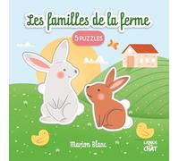 Mes puzzles câlins - Les familles de la ferme - Imagier - Premier âge - Dès 3 ans