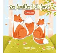 Mes puzzles câlins - Les familles de la forêt Marion Blanc (Illustration), Collectif (Auteur)