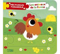 Mes puzzles farandole ani ferm - Collectif - Lito - cartonné - Jeux livres objets