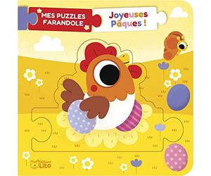 Mes puzzles farandoles - Joyeuses Pâques - Dès 1 an