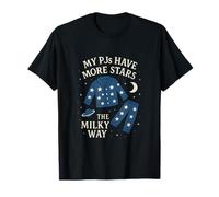 Mes pyjamas ont plus d'étoiles que le graphique spatial de la Voie lactée T-Shirt