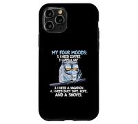 Mes quatre humeurs J'ai besoin de café J'ai besoin d'une sieste J'ai besoin de vacances Coque pour iPhone 11 Pro