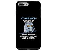 Mes quatre humeurs J'ai besoin de café J'ai besoin d'une sieste J'ai besoin de vacances Coque pour iPhone 7 Plus/8 Plus