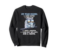 Mes quatre humeurs J'ai besoin de café J'ai besoin d'une sieste J'ai besoin de vacances Sweatshirt