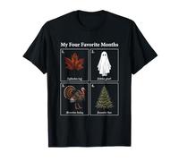 Mes Quatre Mois préférés Septembre Octobre Novembre décembre T-Shirt