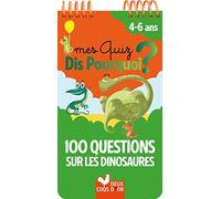 Mes quiz dis pourquoi ? 100 questions sur les dinosaures - bloc à spirale