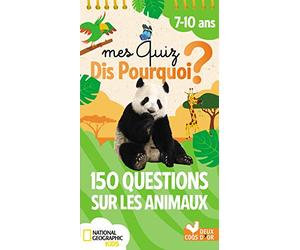 Mes quiz dis pourquoi ? 150 questions sur les animaux - National Geographic - bloc à spirale