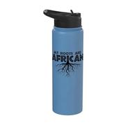 Mes racines sont africaines Stainless Steel Insulated Water Bottle