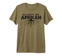 Mes Racines sont africaines T-Shirt Haut de Gamme