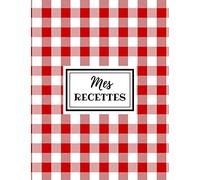 Mes RECETTES: cahier de recettes à remplir | Fiches à compléter sur 2 pages avec espace photo | Avec sommaire | Format A4