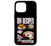Mes recettes ont une citation Anime Arcs Meme Coque pour iPhone 16 Pro Max