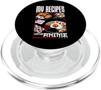 Mes recettes ont une citation Anime Arcs Meme PopSockets PopGrip pour MagSafe