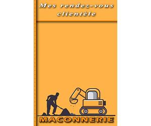 Mes rendez-vous clientèle maçonnerie: Suivi des rencontres avec les clients du maçon - mieux gérer mon entreprise - Artisan organisé - gestion des chantiers