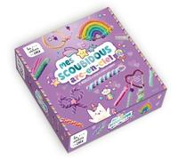 Mes scoubidous arc-en-ciel fils + mousqueton + perles - Lucille Allirand - Fleurus - Coffret - Jeux livres objets