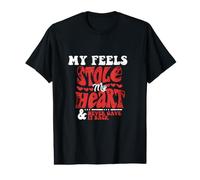 Mes Sentiments Ont volé Mon cœur et ne l'ont jamais Rendu T-Shirt Graphique avec Valeur