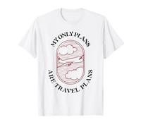 Mes Seuls Plans sont des Plans de Voyage (Graphique d'avion) T-Shirt