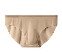 Mes Slip doux pour homme Sous-vêtement ample pour la vie quotidienne Cadeaux de Saint-Valentin, kaki, XL