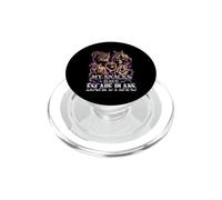 Mes Snacks Ont Un Plan D'évasion Écureuil Rigolo Voleur PopSockets PopGrip pour MagSafe