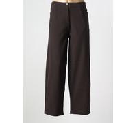 mes soeurs et moi pantalons femme de couleur marron 40