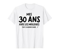 Mes Souvenirs Avec les Meilleurs Cadeau anniversaire 30 ans T-Shirt