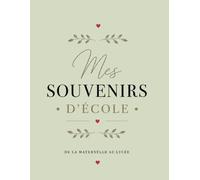 Mes souvenirs d'école - Album photos de classe - Vert sauge
