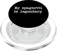 Mes spaghettis sont légendaires Funny Spaghetti Minimalist PopSockets PopGrip pour MagSafe