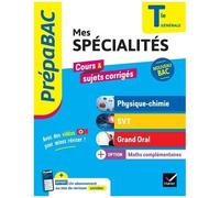 Prépabac – Mes spécialités Physique‑chimie, SVT, Grand oral, Maths complémentaires Tle – Bac 2026