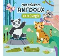 Mes stickers Ani'doux de la jungle Mad Pillow (Illustration), Collectif (Auteur)