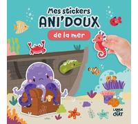 Mes stickers Ani'doux de la mer - Mad Pillow - Langue Au Chat - broché - Livre-jeu