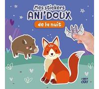 Mes stickers Ani'doux de la nuit - Livre d'activités avec grands stickers - Dès 36 mois