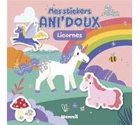 Mes stickers Ani'doux - Licornes - Mad Pillow - Hemma - broché - Document jeunesse