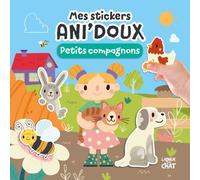 Mes stickers Ani'doux - Petits compagnons - Mad Pillow - Langue Au Chat - broché - Livre-jeu