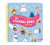 Mes stickers épais - Bel hiver - Corinne Demuynck - Deux Coqs D'or - broché - Livre-jeu