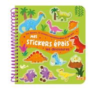 Carol Herring – Mes stickers épais – Les dinosaures – Livre-jeu