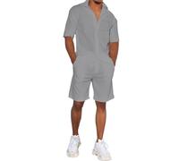 Mes Streatwear Survêtements pour Moi Costume De Sport Mes T-Shirt Set Mes Gym Shirt Mes Pantalons De Sport, L-Light Grey3, XL