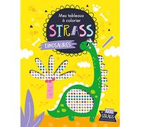 MES TABLEAUX A COLORIER STRASS - DINOSAURES