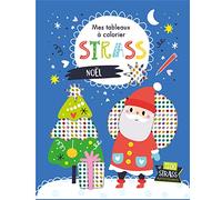 Mes tableaux à colorier strass - Noël - Atelier Cloro - 1 2 3 Soleil - broché - Document jeunesse