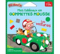 Mes tableaux en gommettes mousse - Les voitures