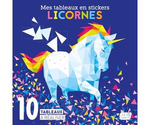Mes tableaux en stickers - Licornes