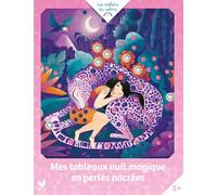 Mes tableaux nuit magique en perles nacrées - pochette avec accessoires