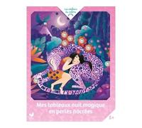 Mes tableaux nuit magique en perles nacrées - pochette avec accessoires - Cinzia Sileo - Deux Coqs D'or - Boîte ou accessoire - Jeux livres objets