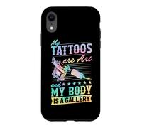Mes Tatouages sont de l'art et Mon Corps est Une galerie Coque pour iPhone XR