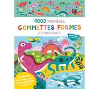 Mes tout premiers autocollants - 1000 gommettes formes - dinosaures - Nadia Taylor - Auzou Philippe Eds - broché - Document jeunesse
