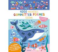 Auzou Gommettes Mes tout premiers autocollants – 1000 gommettes – Océan