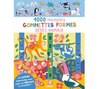 Mes tout premiers autocollants - 1000 premières gommettes formes bébés animaux - Nadia Taylor - Auzou Philippe Eds - broché - Document jeunesse