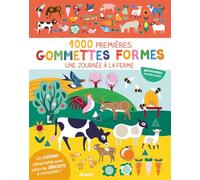 Mes tout premiers autocollants - 1000 premières gommettes formes une journée à la ferme