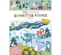 500 premières gommettes formes - hiver