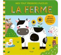 Mes tout premiers puzzles - La ferme - Rebecca Weerasekera - Kimane - cartonné - Album éveil dès la naissance